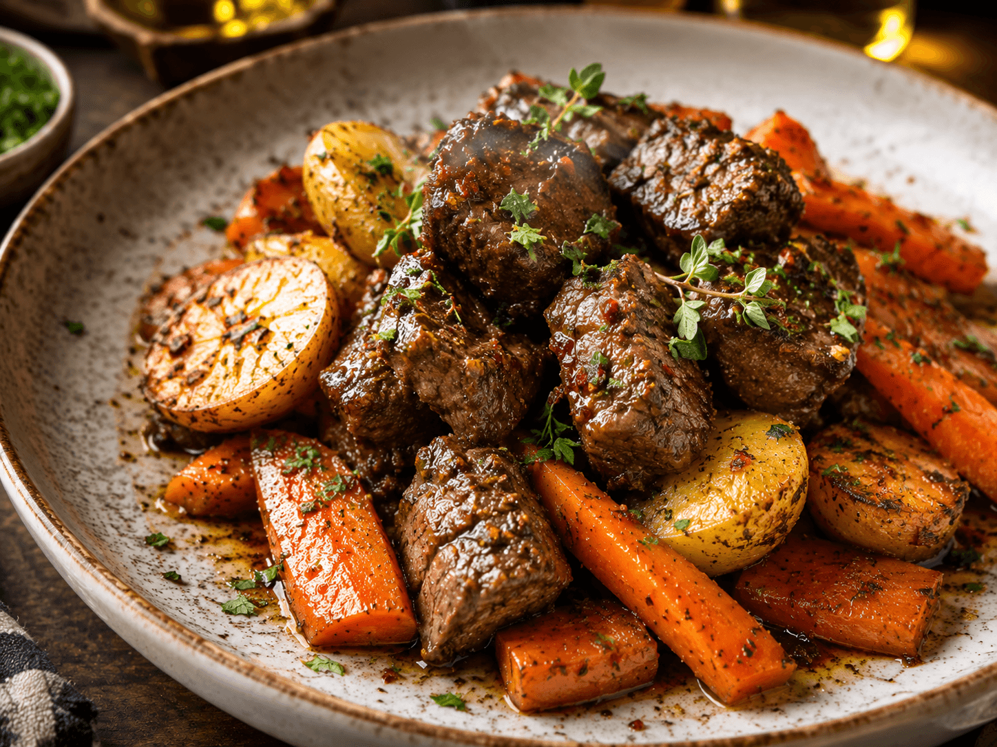 Bœuf braisé aux carottes