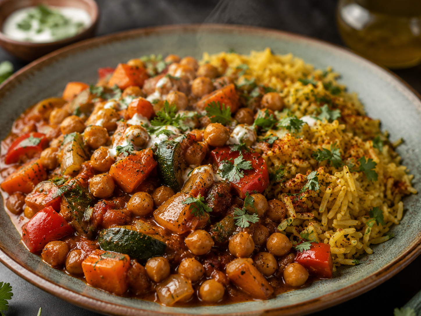 Curry de pois chiches aux épices